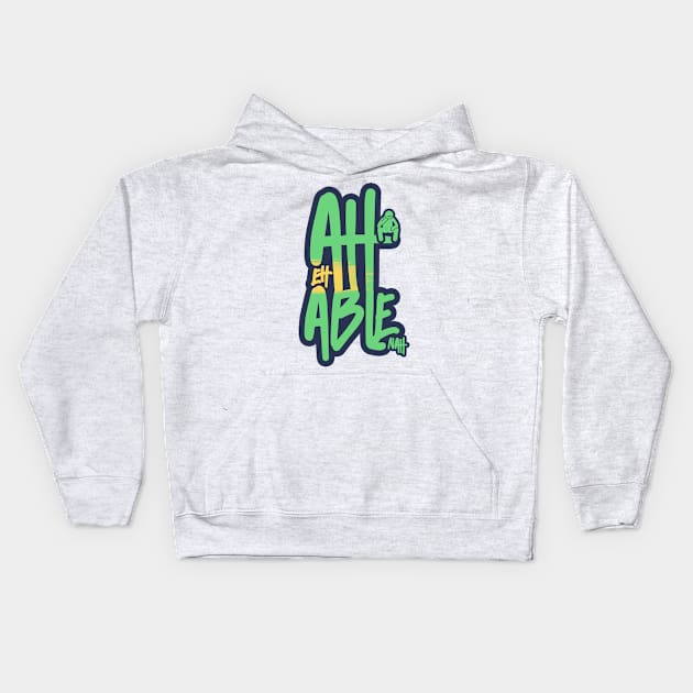 Ah Eh Able Nah - Trinidad Slang Kids Hoodie by Trinidad Slang Clothing